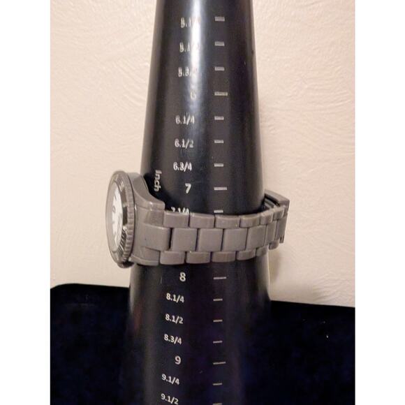 Invicta Angel Lady Swiss Quartz 30 M Water Resistant Model 1213 Dark Gray Watch - Picture 12 of 12